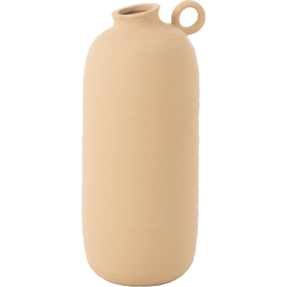 J-Line vaas Cassia - keramiek - beige - large - 38 cm hoog J-Line vaas Cassia - keramiek - beige - large - 38 cm hoog afbeelding 1