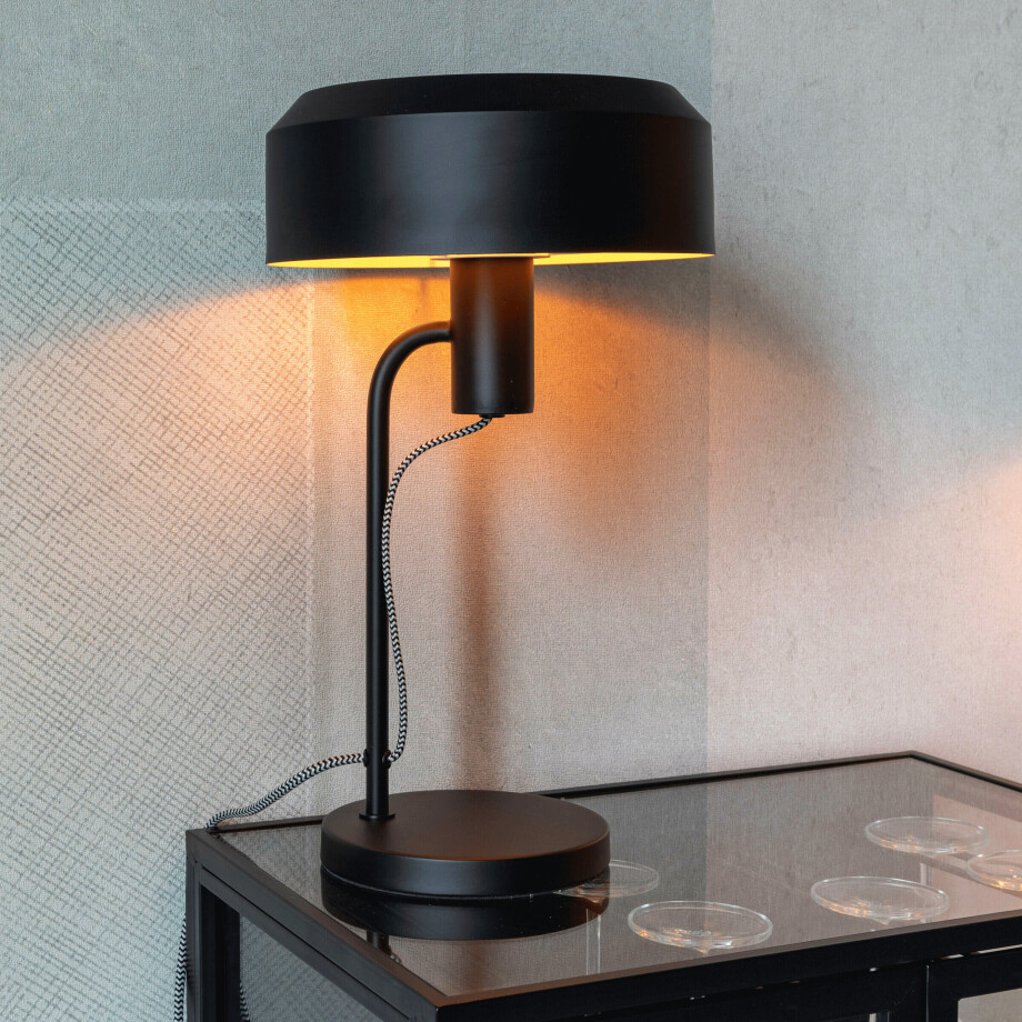 ZILT Tafellamp 'Teal' 42cm hoog, kleur Zwart ZILT Tafellamp 'Teal' 42cm hoog, kleur Zwart afbeelding
