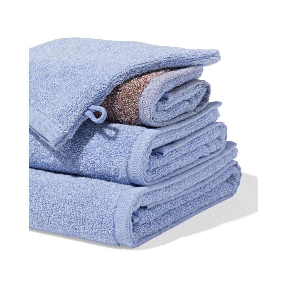 HEMA HEMA Handdoeken - Zware Kwaliteit Blauw (blauw) afbeelding 1
