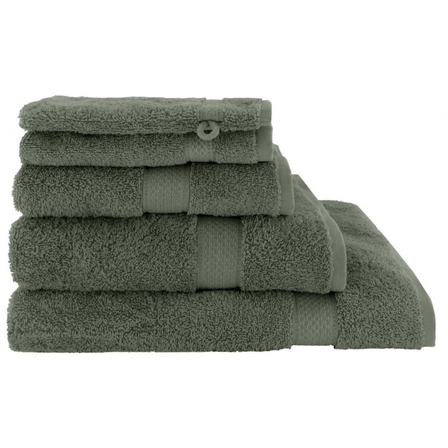 HEMA Handdoeken - Zware Kwaliteit Legergroen (legergroen) afbeelding 1