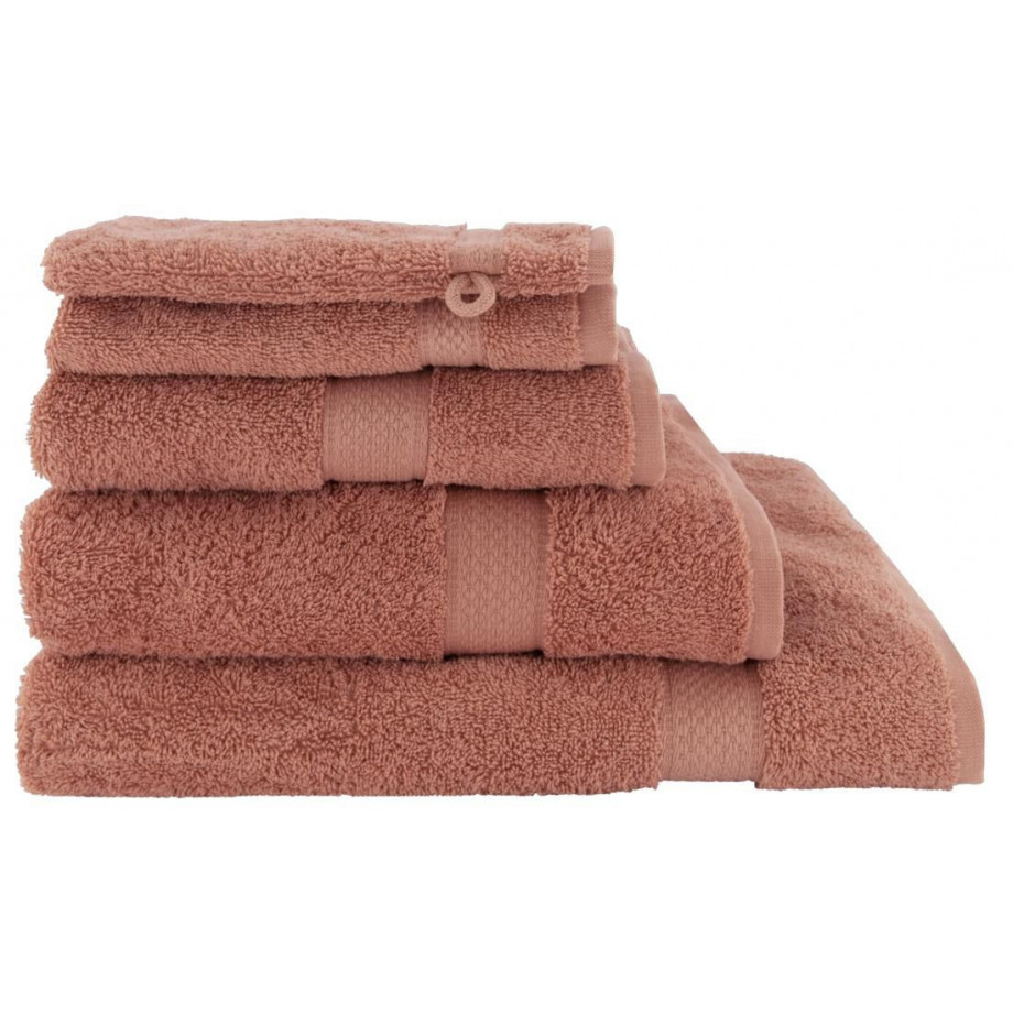 HEMA Handdoeken - Zware Kwaliteit Oudroze (oudroze) afbeelding 1