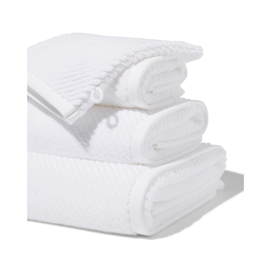 HEMA HEMA Handdoek - Zware Kwaliteit Diagonaal Wit (wit) HEMA HEMA Handdoek - Zware Kwaliteit Diagonaal Wit (wit) afbeelding 1