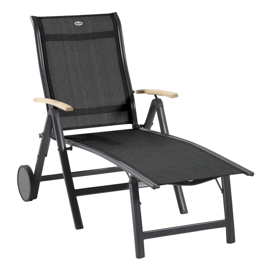 Hartman Ligbed 'Alice' Teakhout, met wieltjes Hartman Ligbed 'Alice' Teakhout, met wieltjes afbeelding 1