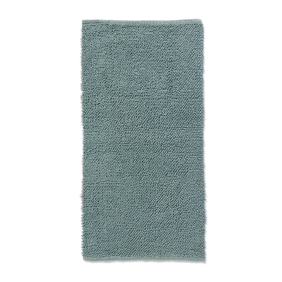 HEMA HEMA Badmat 60x120cm Chenille Groenblauw (zeegroen) afbeelding 1