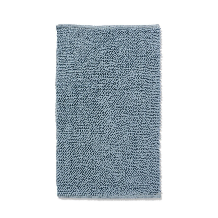 HEMA HEMA Badmat 50x85cm Chenille Ijsblauw (ijsblauw) afbeelding 1