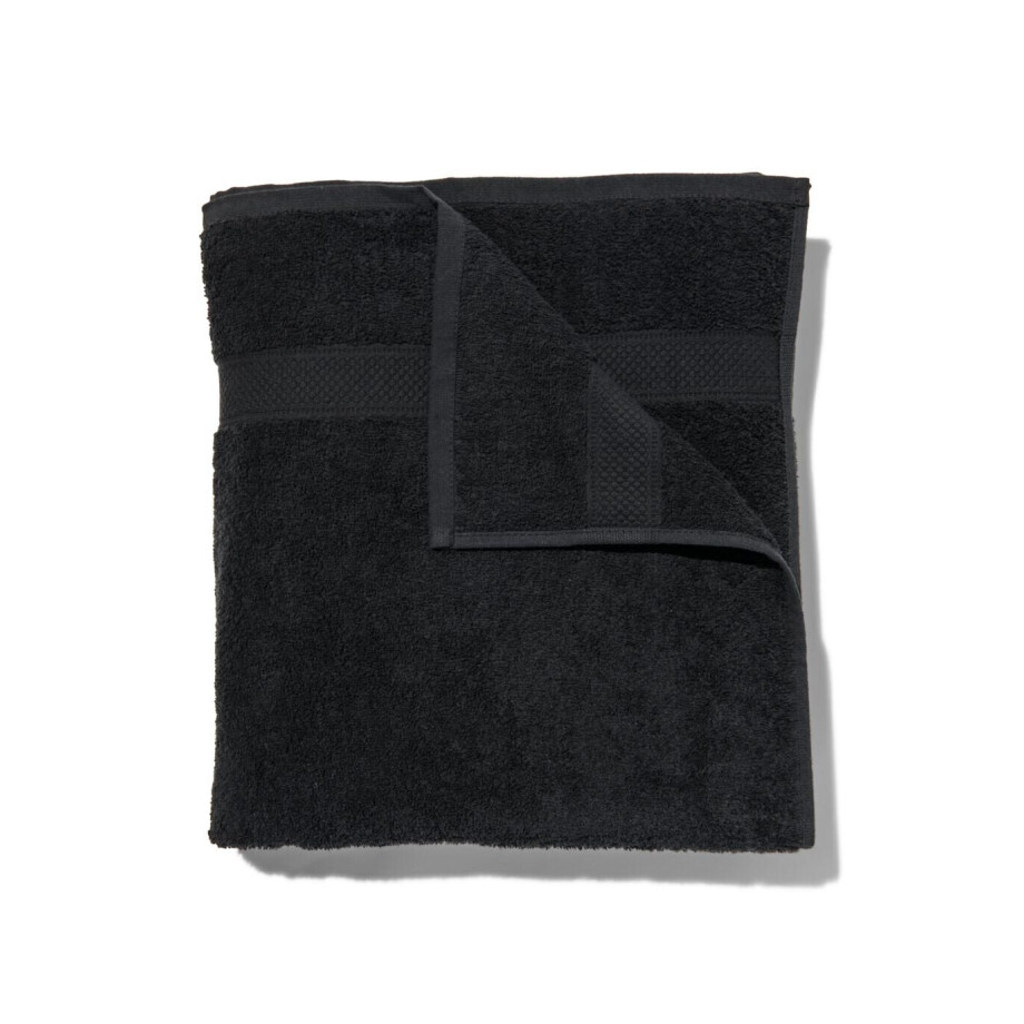 HEMA HEMA Handdoeken - Zware Kwaliteit Zwart (zwart) HEMA HEMA Handdoeken - Zware Kwaliteit Zwart (zwart) afbeelding 1