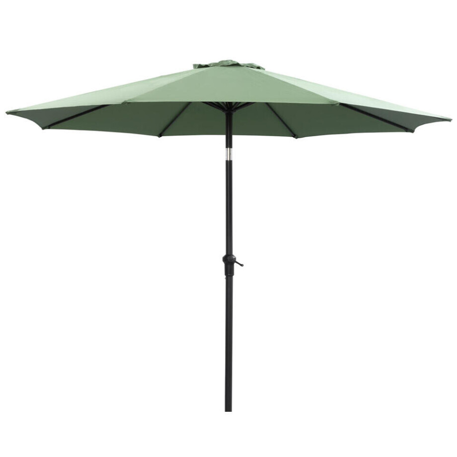 Leen Bakker - Parasol Dorado Tilt - Ø300 Cm - Polyester - Groen afbeelding 1