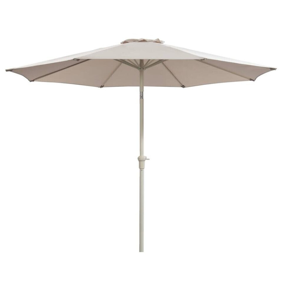 Leen Bakker - Parasol Dorado Tilt - Zandkleur - Ø300 Cm - Polyester - Beige afbeelding 1