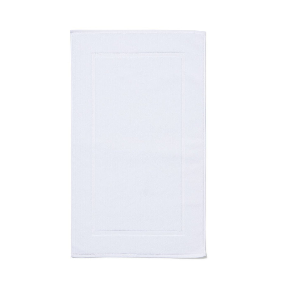 HEMA HEMA Badmat 50x80 Zware Kwaliteit Wit (wit) afbeelding 1