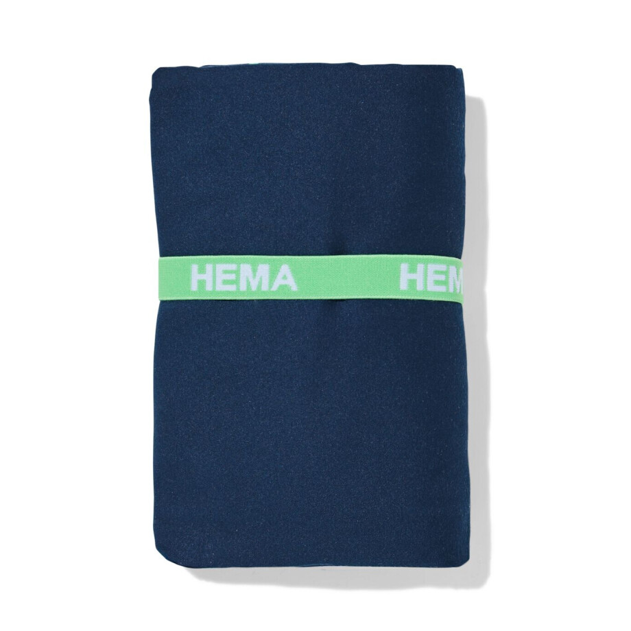 HEMA HEMA Handdoek Microvezel 110x175cm (blauw) HEMA HEMA Handdoek Microvezel 110x175cm (blauw) afbeelding 1