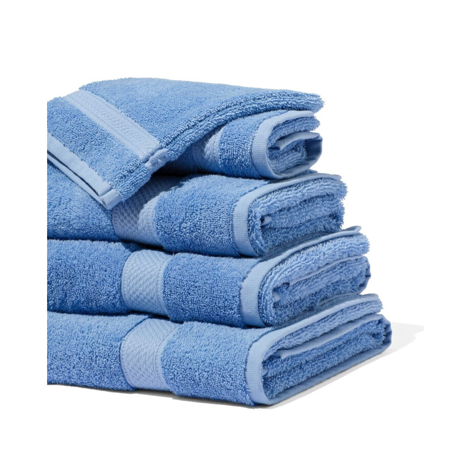 HEMA HEMA Handdoeken - Zware Kwaliteit Felblauw (felblauw) afbeelding 1