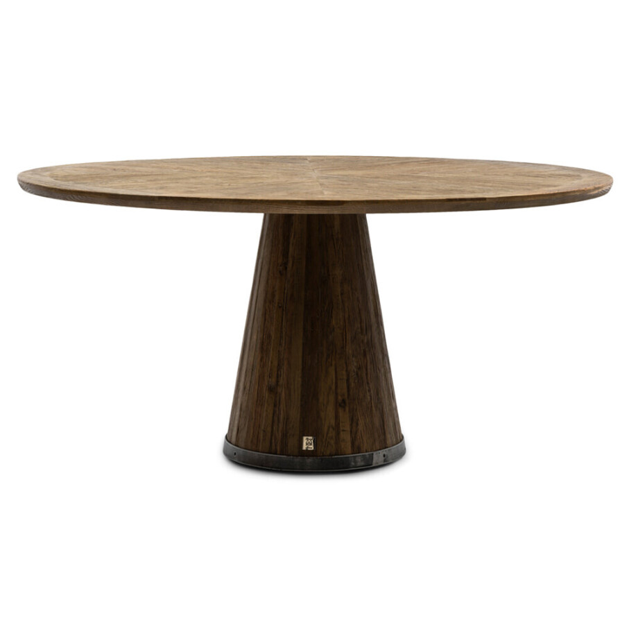Rivièra Maison Ronde Eettafel 'Siroko Beach' Gerecycled Eikenhout, 160cm Rivièra Maison Ronde Eettafel 'Siroko Beach' Gerecycled Eikenhout, 160cm afbeelding 1