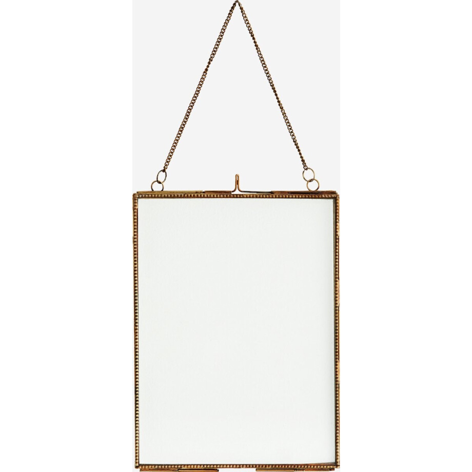 Madam Stoltz - hangende fotolijst - antiek messing - 15x20cm afbeelding 1
