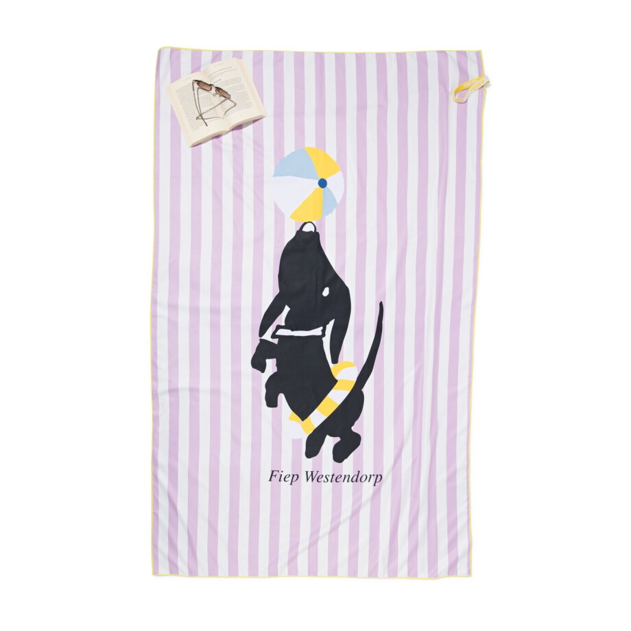 HEMA HEMA Takkie Handdoek Microvezel 110x175 (multi) afbeelding 1
