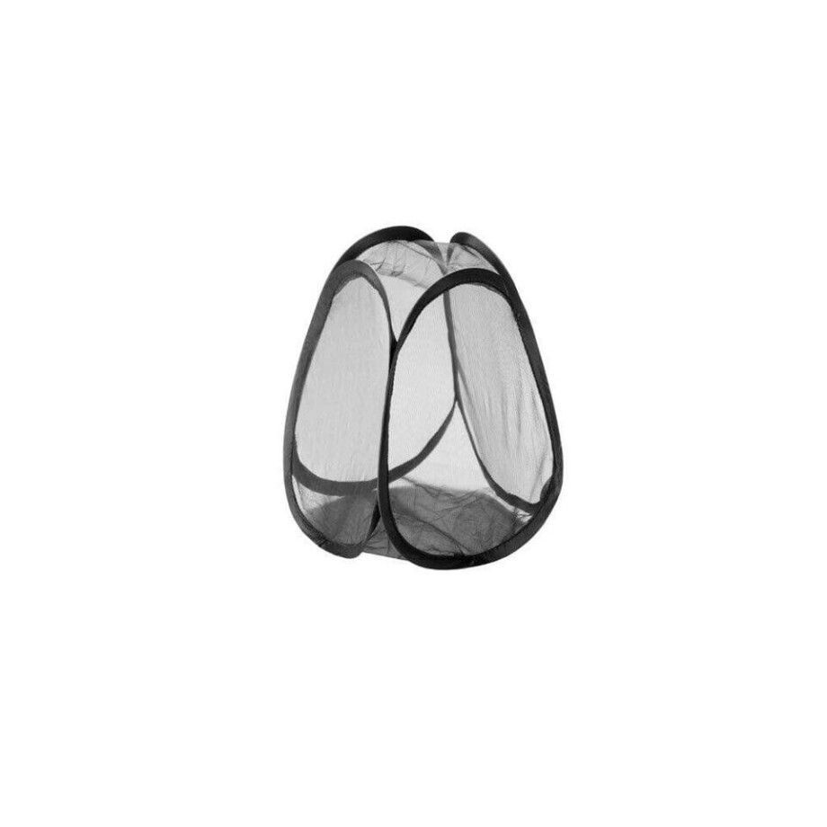 Leen Bakker - Bobbin Voor Tafelhoes - Polyester - Zwart - 20x20x27 Cm Leen Bakker - Bobbin Voor Tafelhoes - Polyester - Zwart - 20x20x27 Cm afbeelding 1