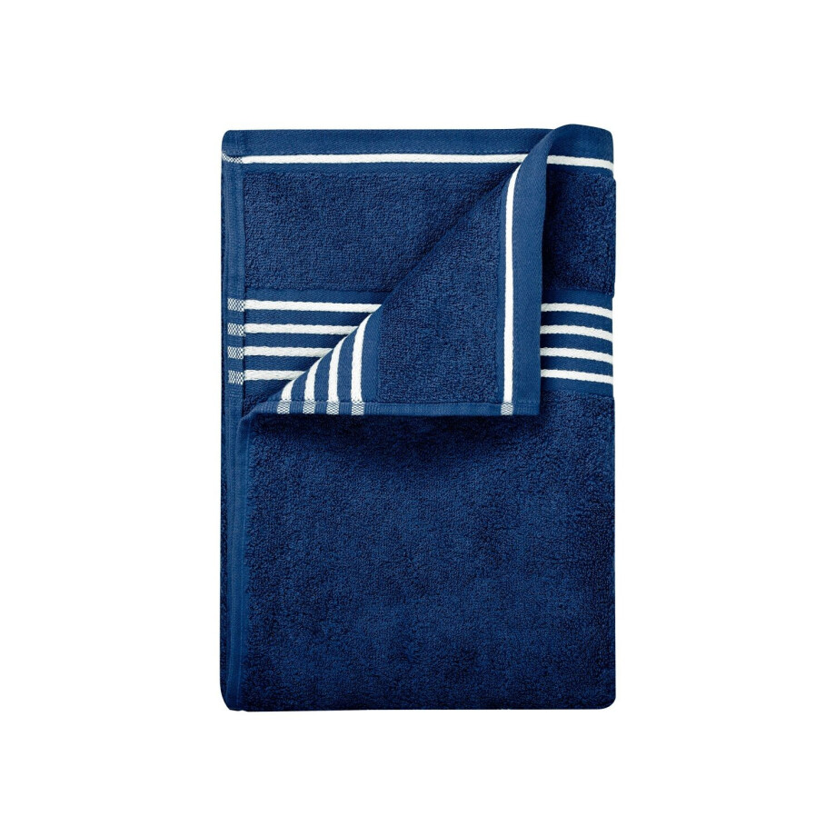 Gözze Badhanddoek Rio 70 x 140 cm (Donkerblauw) afbeelding 1