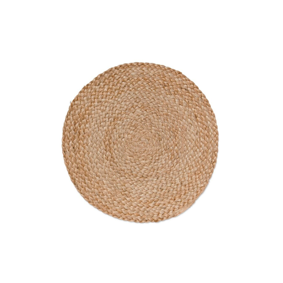 HEMA HEMA Gevlochten Placemat Jute - Ø 34 Cm (naturel) HEMA HEMA Gevlochten Placemat Jute - Ø 34 Cm (naturel) afbeelding 1