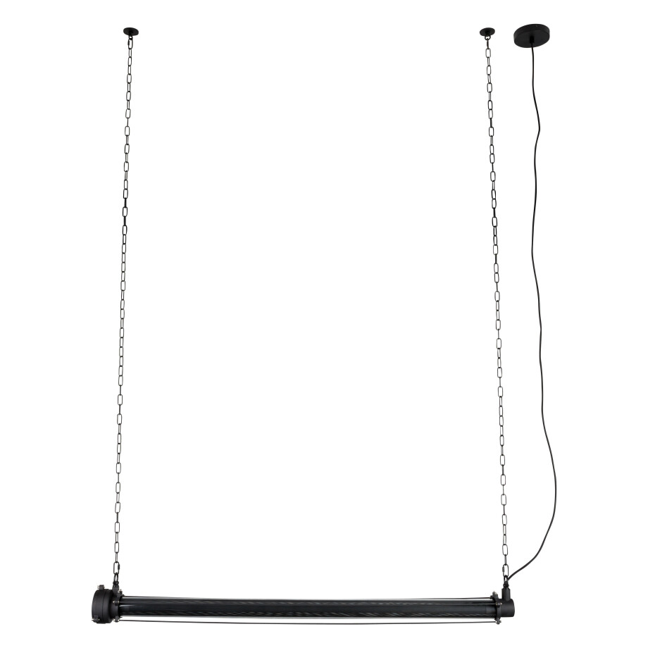 Zuiver Hanglamp 'Prime' 130cm breed, kleur Zwart Zuiver Hanglamp 'Prime' 130cm breed, kleur Zwart afbeelding 1