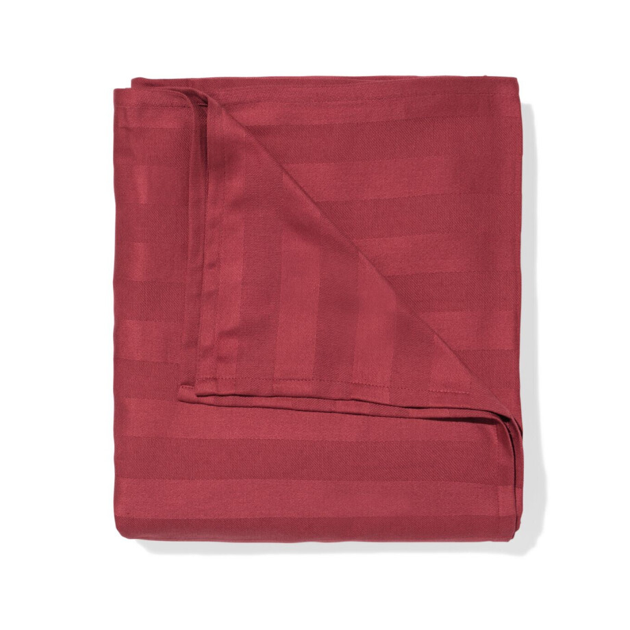 HEMA HEMA Tafelkleed 145x320cm Jacquard Bordeaux afbeelding 