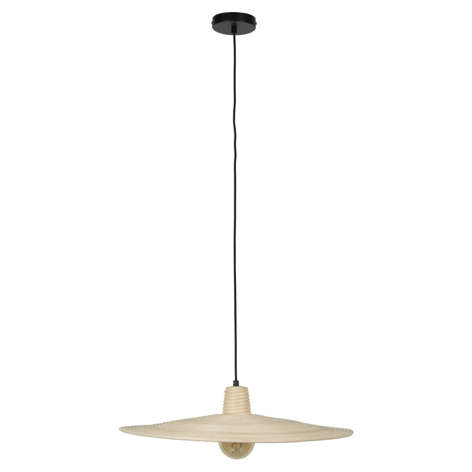 Zuiver Hanglamp 'Balance' Rotan, Ø60cm, kleur Naturel Zuiver Hanglamp 'Balance' Rotan, Ø60cm, kleur Naturel afbeelding 1