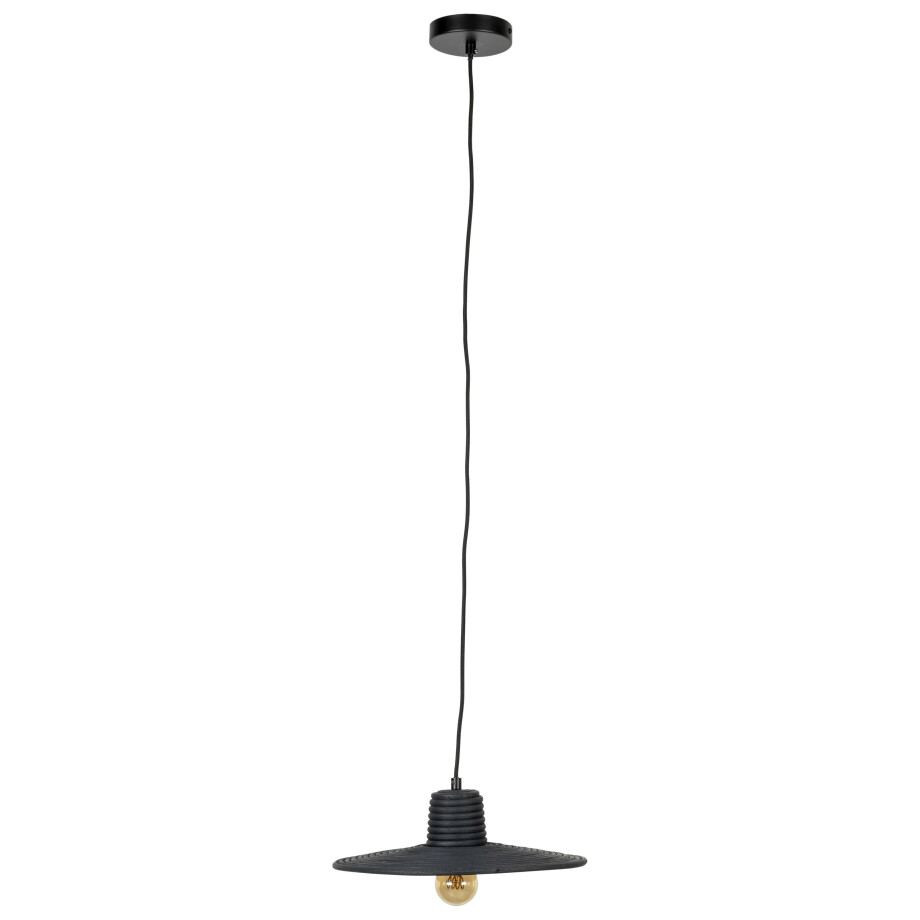 Zuiver Hanglamp 'Balance' Rotan, Ø35cm, kleur Zwart Zuiver Hanglamp 'Balance' Rotan, Ø35cm, kleur Zwart afbeelding 1