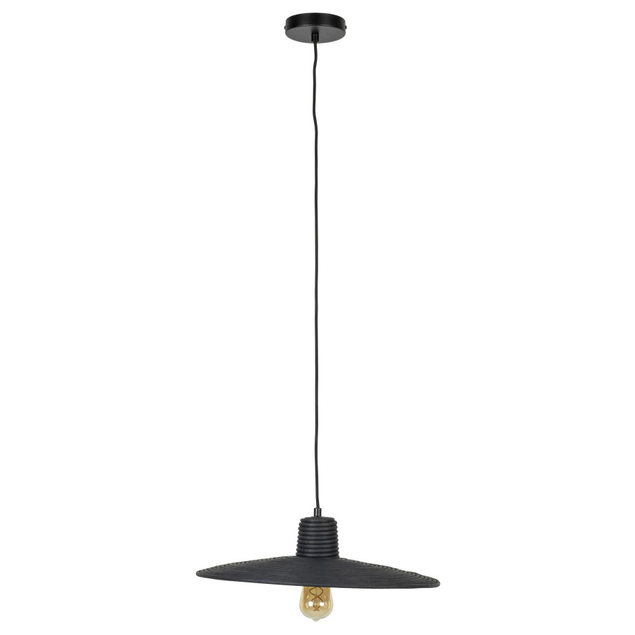 Zuiver Hanglamp 'Balance' Rotan, Ø45cm, kleur Zwart afbeelding 1