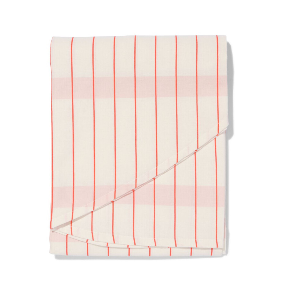 HEMA HEMA Tafelkleed Rond Ø180cm Katoen Rood (multi) afbeelding 1