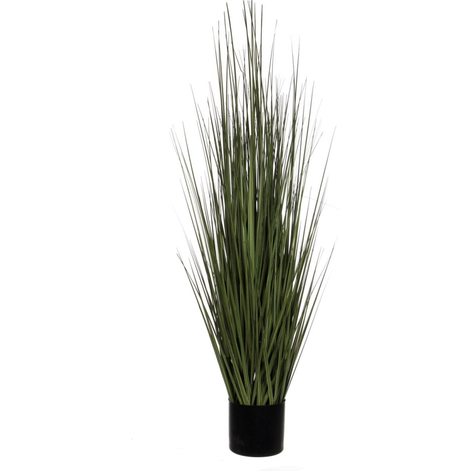 Mica Decorations - gras kunstplant - groen - H115 x D35 cm afbeelding 1