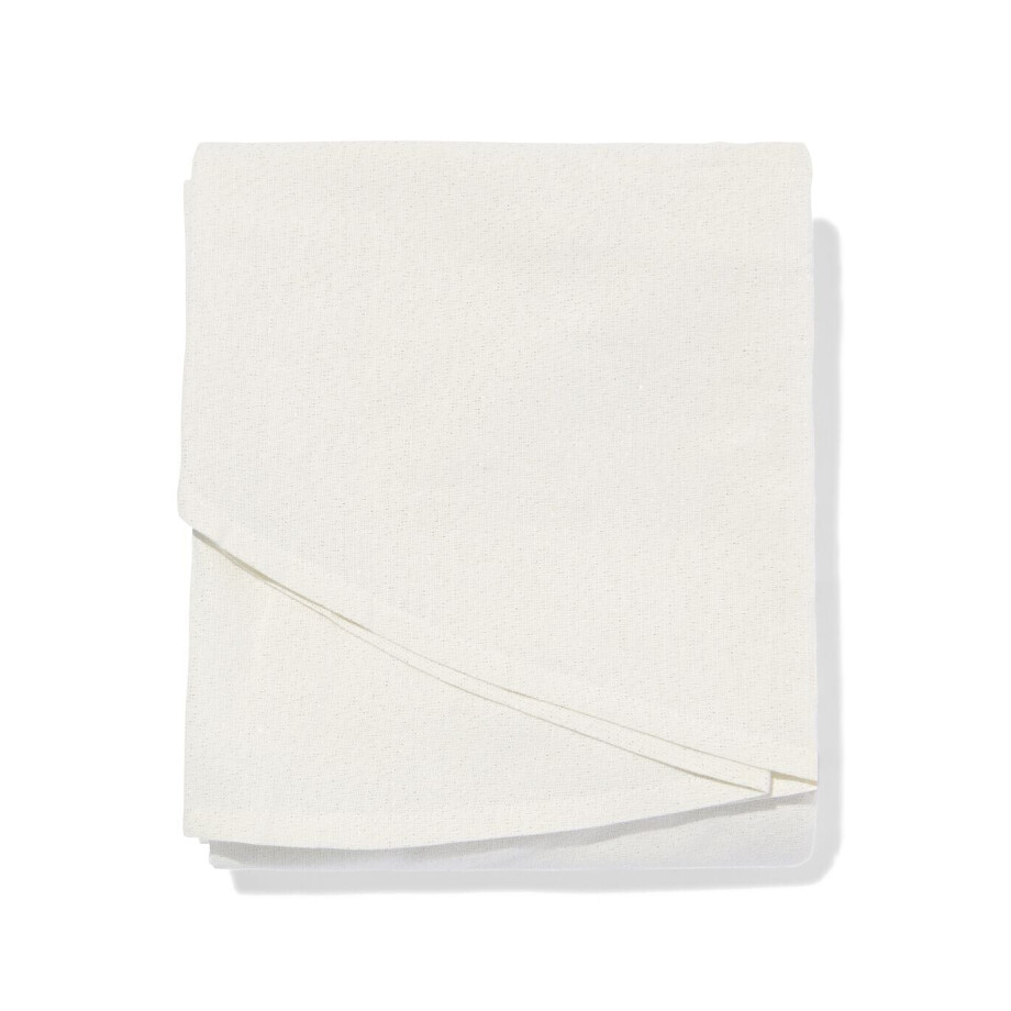 HEMA HEMA Tafelkleed ⌀180cm Katoen Lurex Zilver (zilver) afbeelding 1