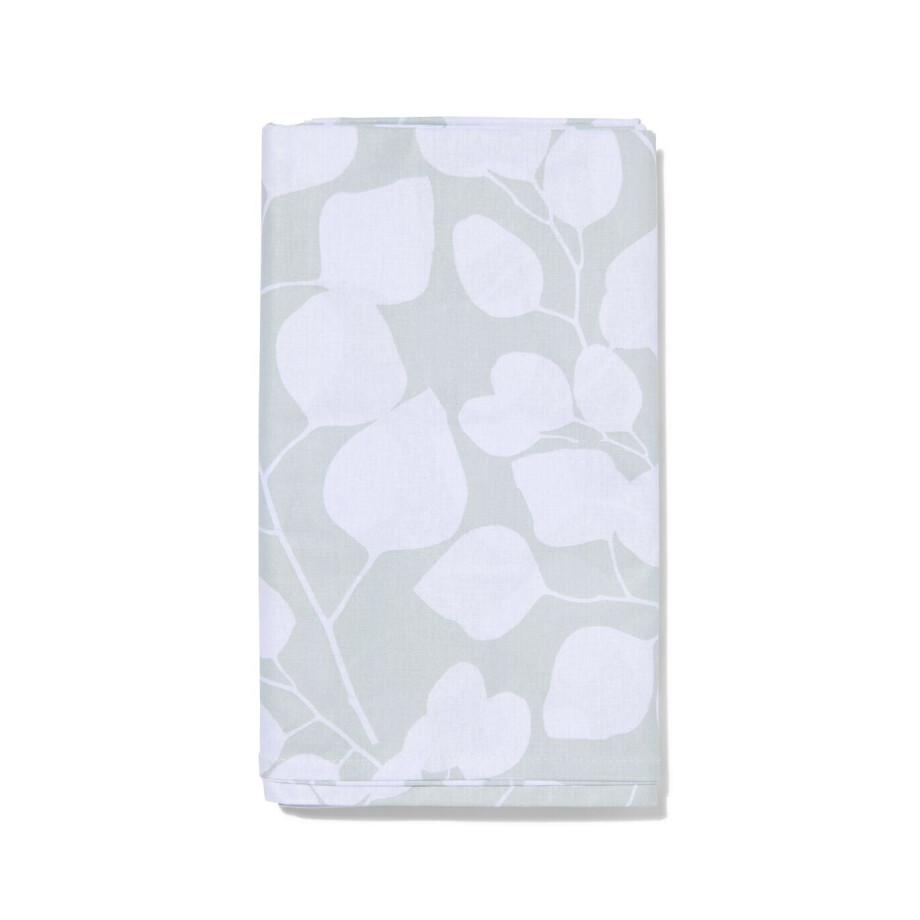 HEMA HEMA Tafelkleed Met Bladeren 140x240 Katoen Met Coating (lichtgroen) afbeelding 1