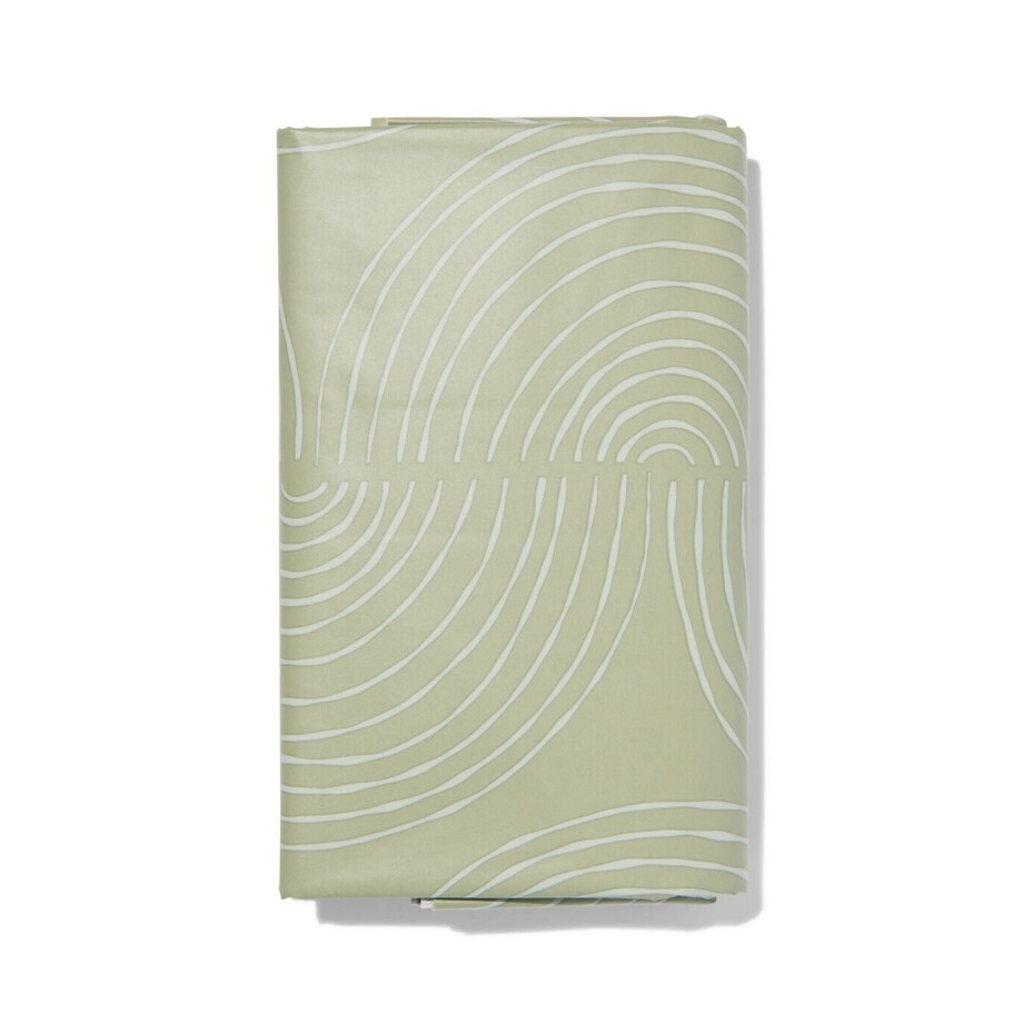 HEMA HEMA Tafelzeil Met Golven 140x240 Polyester (taupe) HEMA HEMA Tafelzeil Met Golven 140x240 Polyester (taupe) afbeelding 1