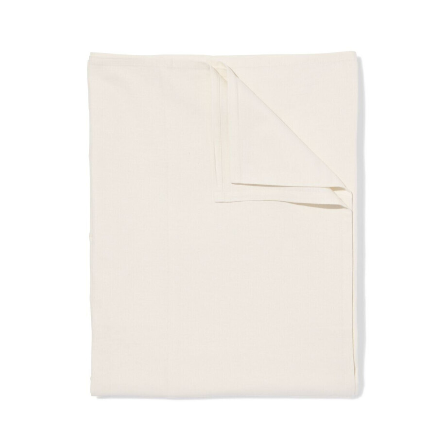 HEMA HEMA Tafelkleed 140x240cm Gebroken Wit afbeelding 