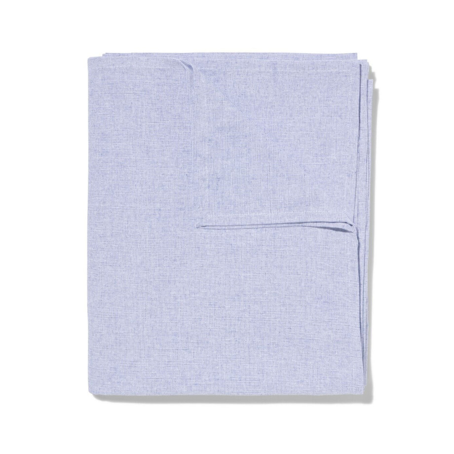 HEMA HEMA Tafelkleed Blauw Chambray Katoen 140x240 (blauw) afbeelding 1