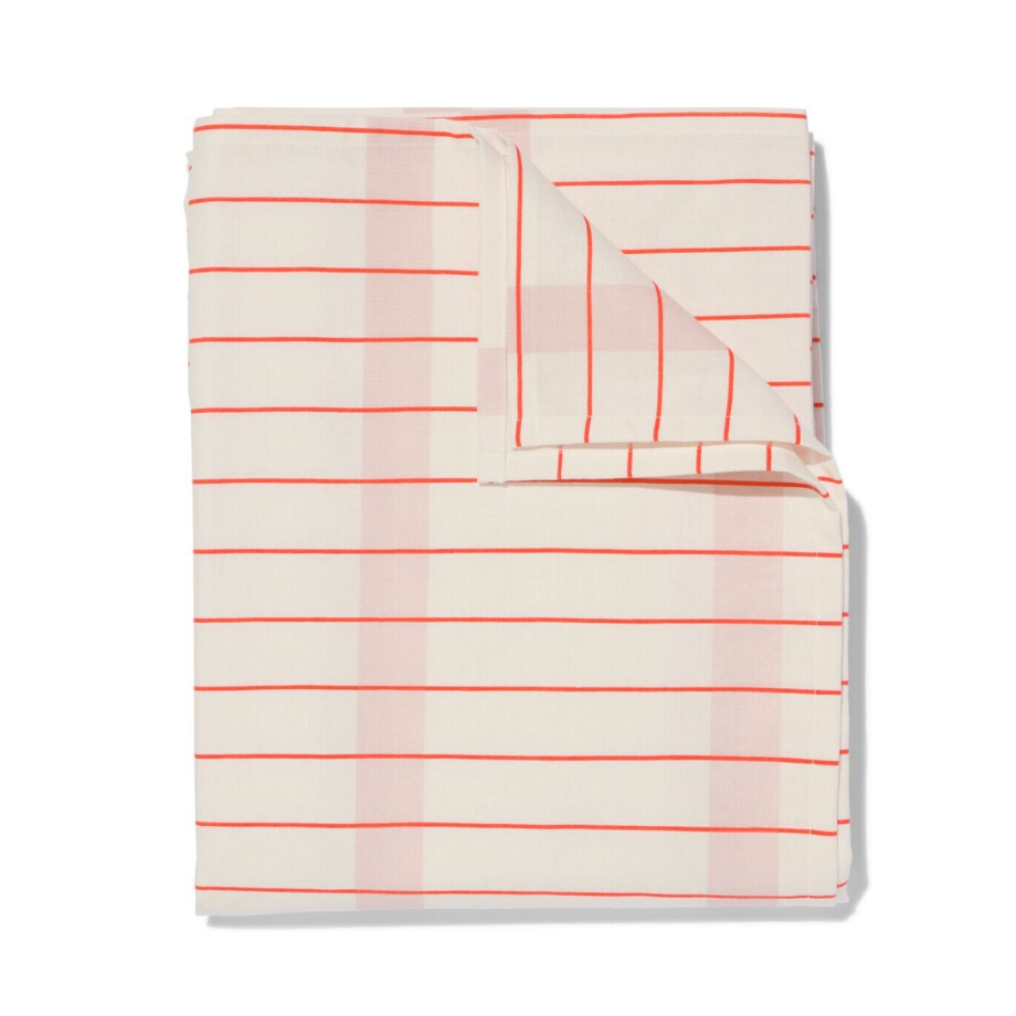 HEMA HEMA Tafelkleed 140x240 Katoen Rood (multi) afbeelding 1