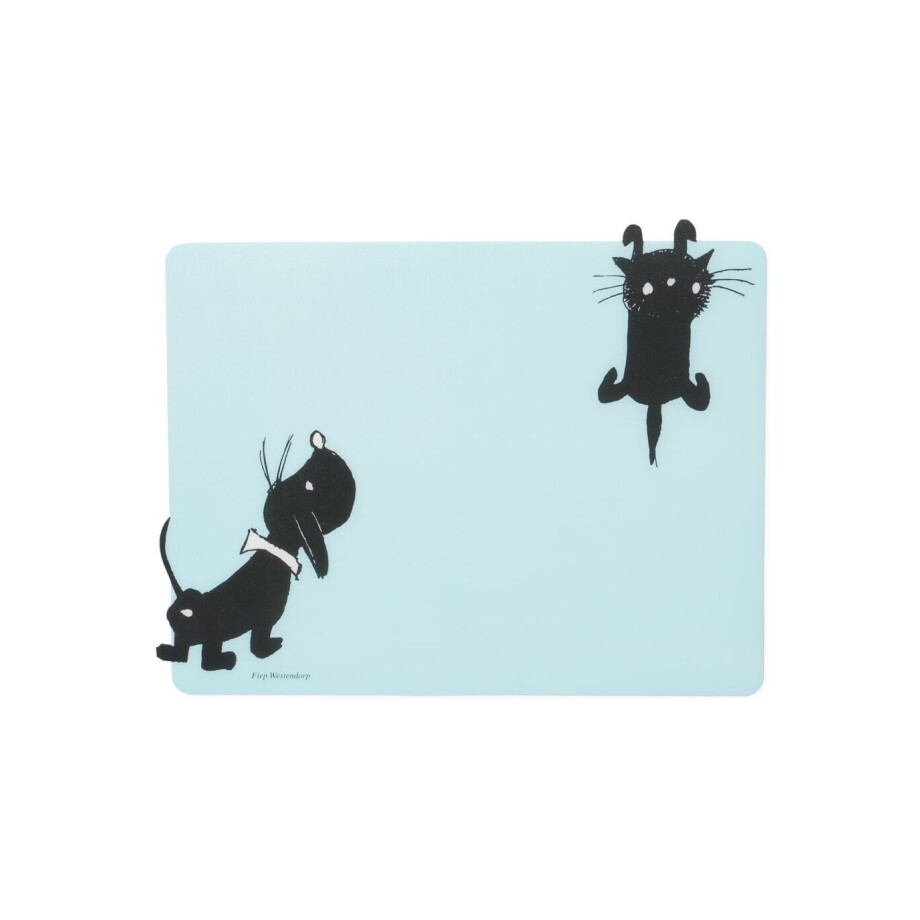 HEMA HEMA Takkie En Siepie Placemat 32x42 Kunststof (blauw) HEMA HEMA Takkie En Siepie Placemat 32x42 Kunststof (blauw) afbeelding 1