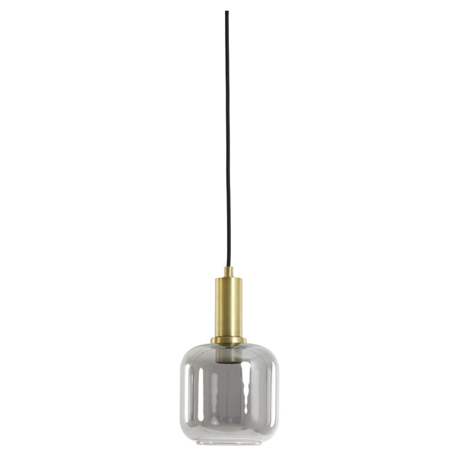 Light & Living Hanglamp 'Lekar' Ø21cm, Antiek Brons/Smoke afbeelding 1