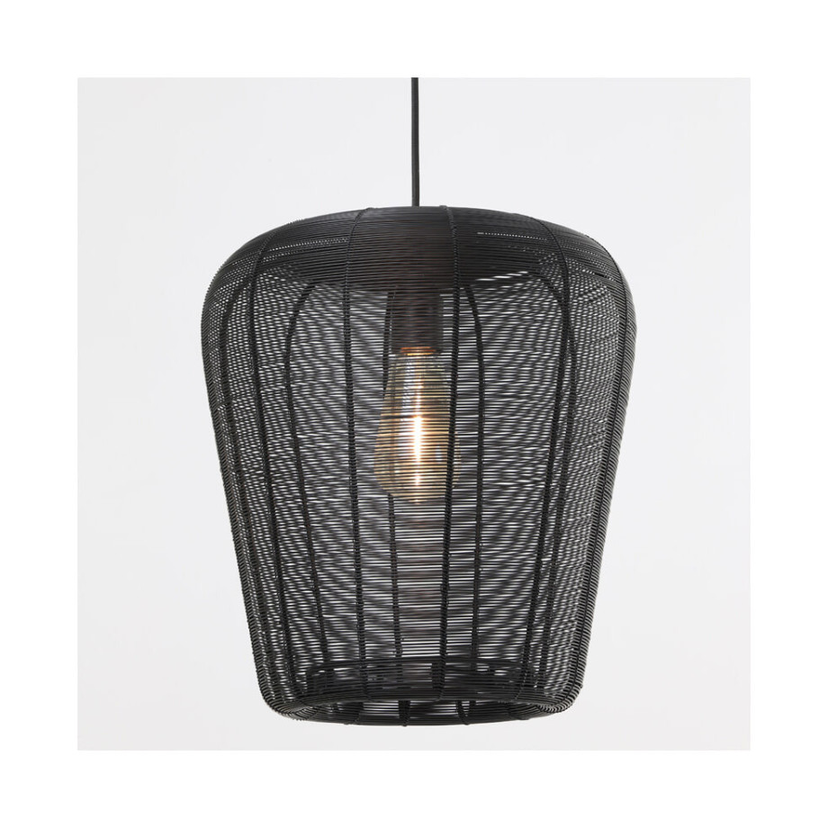 Light & Living Hanglamp 'Adeta' 31cm, mat zwart afbeelding 1
