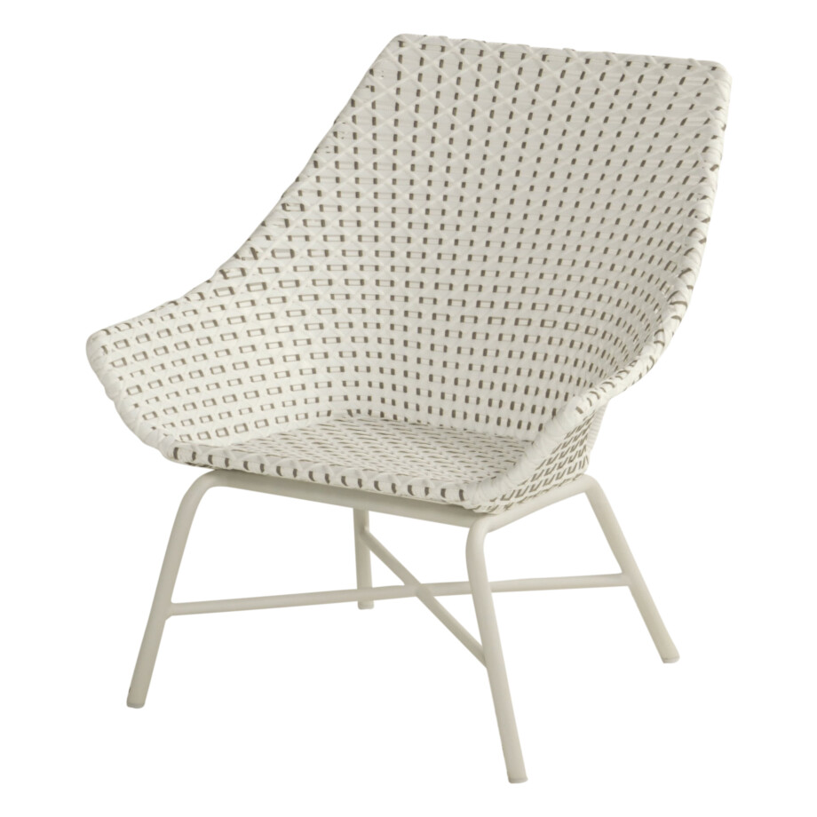 Hartman Loungestoel 'Delphine' kleur Wit Hartman Loungestoel 'Delphine' kleur Wit afbeelding 1