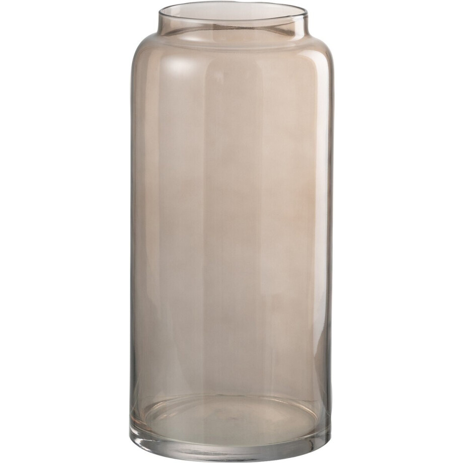 J-Line vaas Recht Lang - glas - amber - small - 40 cm hoog J-Line vaas Recht Lang - glas - amber - small - 40 cm hoog afbeelding 1