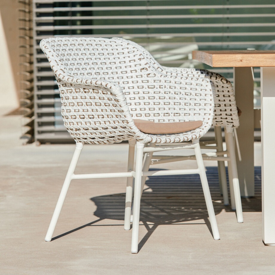 Hartman Tuinstoel 'Delphine', kleur Wit Hartman Tuinstoel 'Delphine', kleur Wit afbeelding 1
