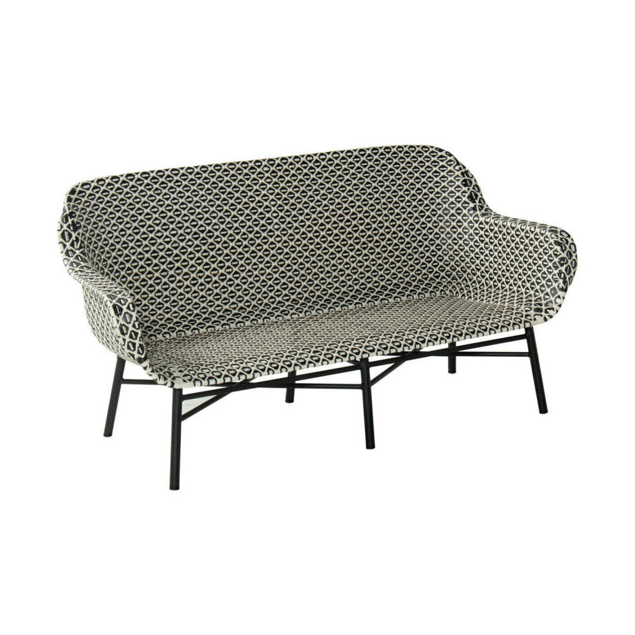 Hartman Tuinbank 'Delphine' 2-zits, kleur Zwart Hartman Tuinbank 'Delphine' 2-zits, kleur Zwart afbeelding 1