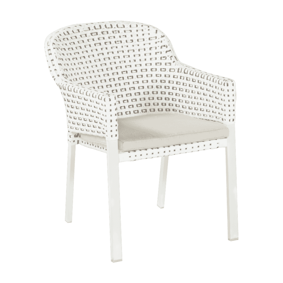 Hartman Tuinstoel 'Kelly' Wicker, kleur Beige afbeelding 1