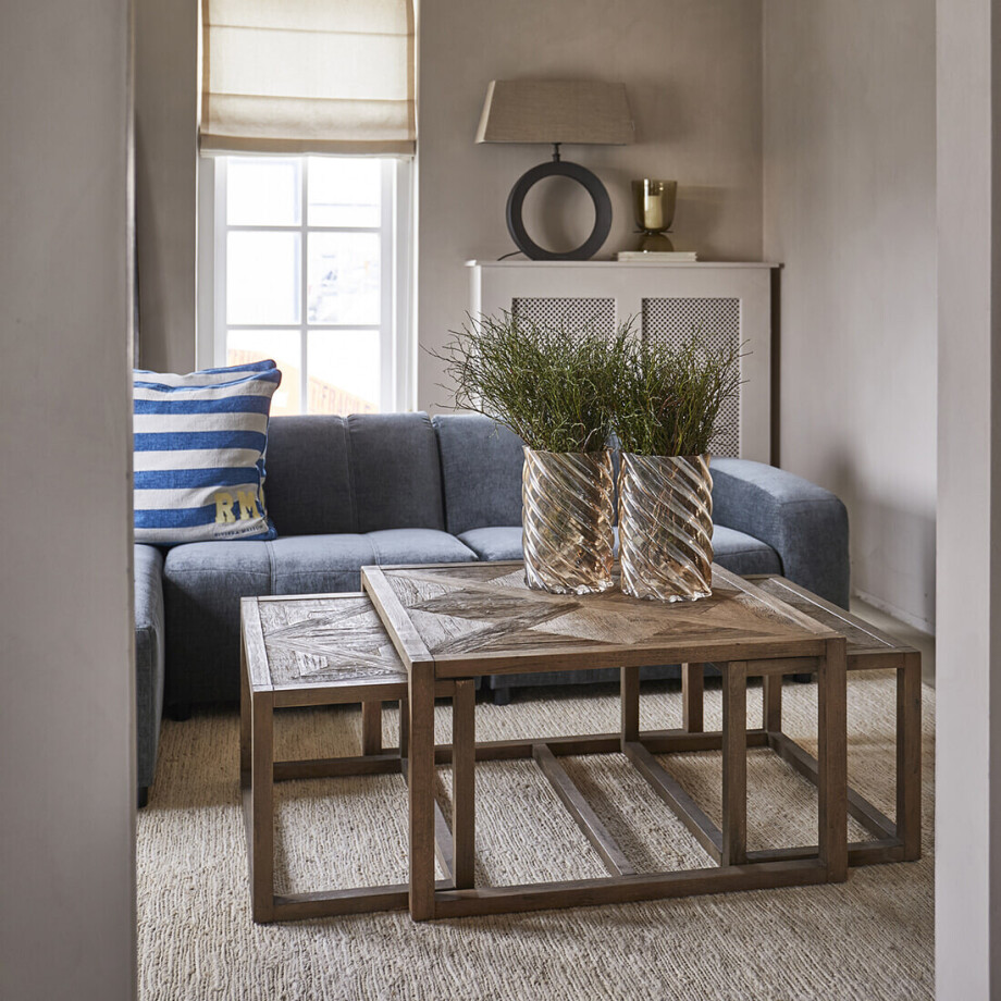 Rivièra Maison Salontafel 'Romora Bay' Eikenhout, Set van 3 stuks Rivièra Maison Salontafel 'Romora Bay' Eikenhout, Set van 3 stuks afbeelding