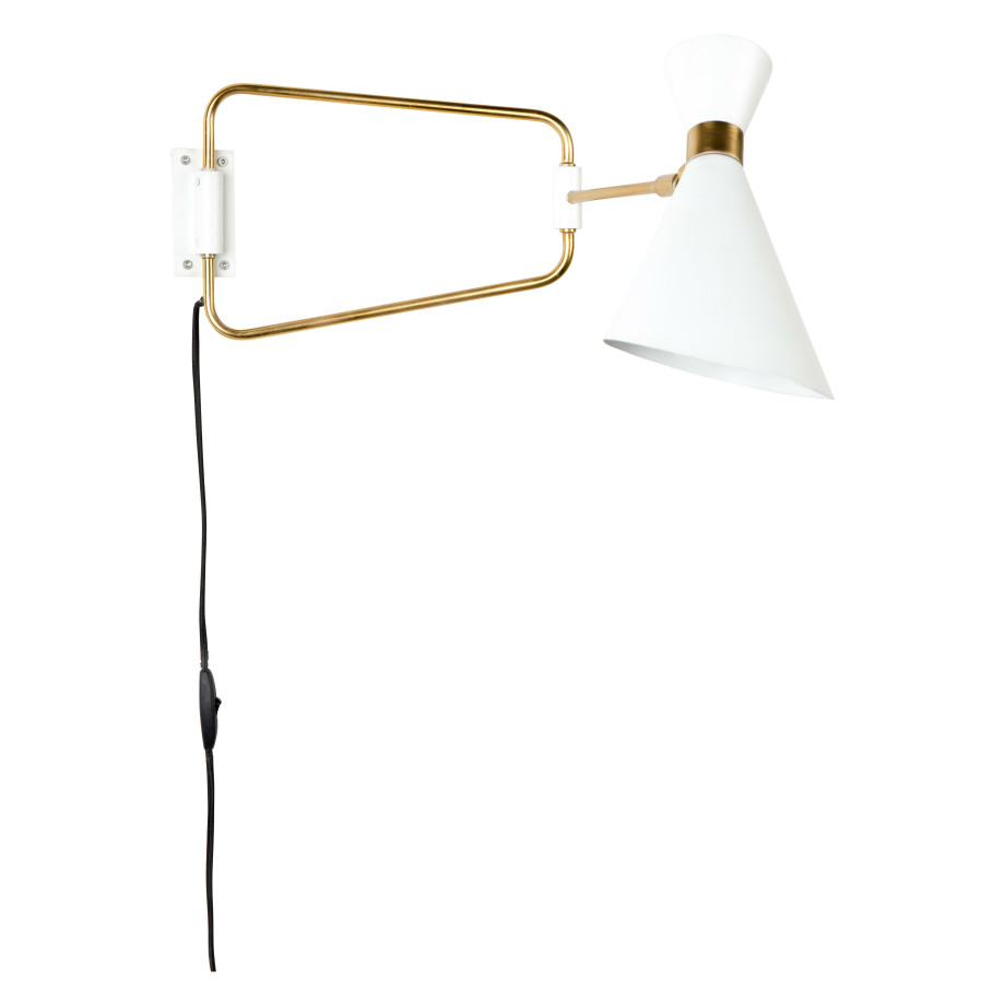 Zuiver Wandlamp 'Shady' kleur Wit afbeelding 1