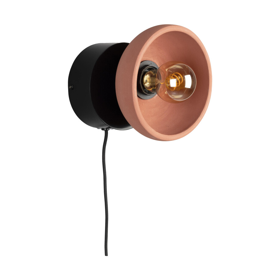 Dutchbone Wandlamp 'Zahra' Terracotta Dutchbone Wandlamp 'Zahra' Terracotta afbeelding