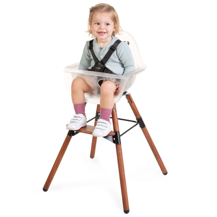 CHILDHOME 2-in-1 Kinderstoel met bumper Evolu 2 transparant afbeelding 1