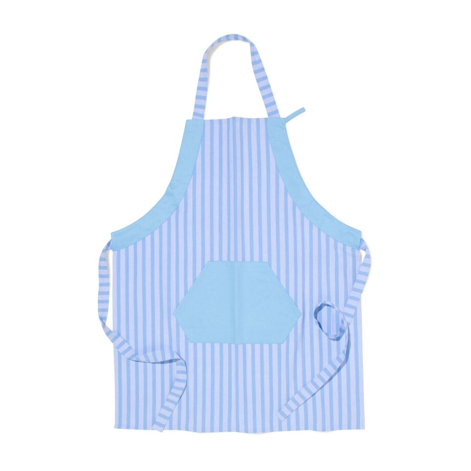 HEMA HEMA Schort Katoen Grijsblauw (blauw) HEMA HEMA Schort Katoen Grijsblauw (blauw) afbeelding 1
