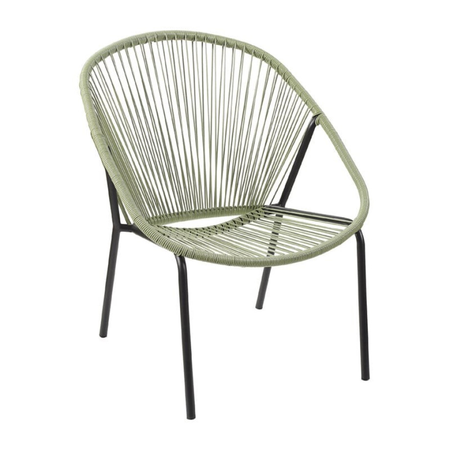 Tuinstoel Hawaii - groen - 74x74x84 cm Tuinstoel Hawaii - groen - 74x74x84 cm afbeelding