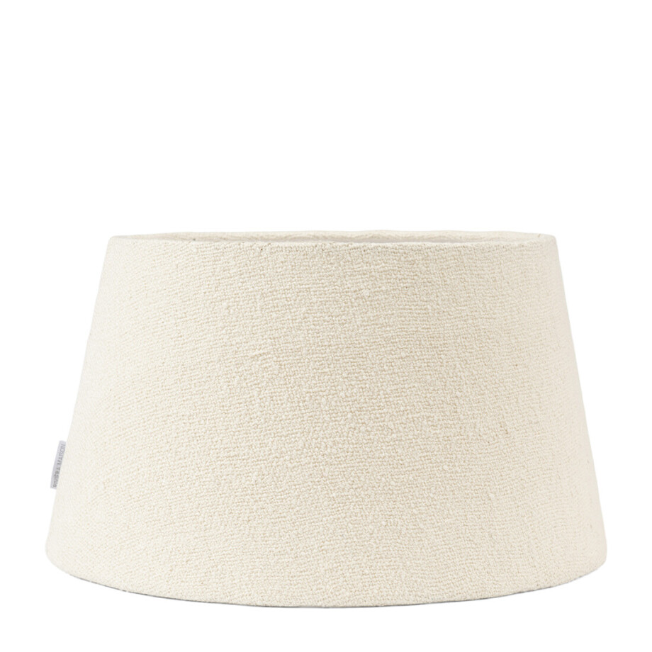 Lampenkap Bouclé, Wit, 45x25 afbeelding 1