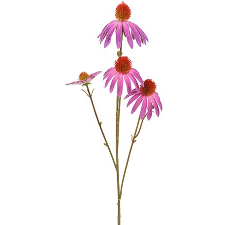 Countryfield Zonnehoed Echinacea Kunsttakken 2 stuks 77 cm – Paarse Kunstbloem afbeelding 1